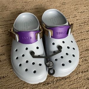 CROCS Classic ALL TERRAIN  Clog Sandals Grey Blue Tan Purple M10/W12 NEW